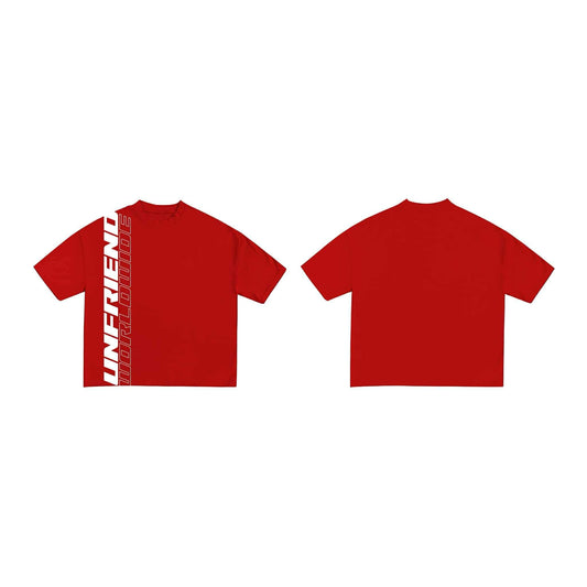 BOXY UNF SHIRT - VERTICAL LOGO