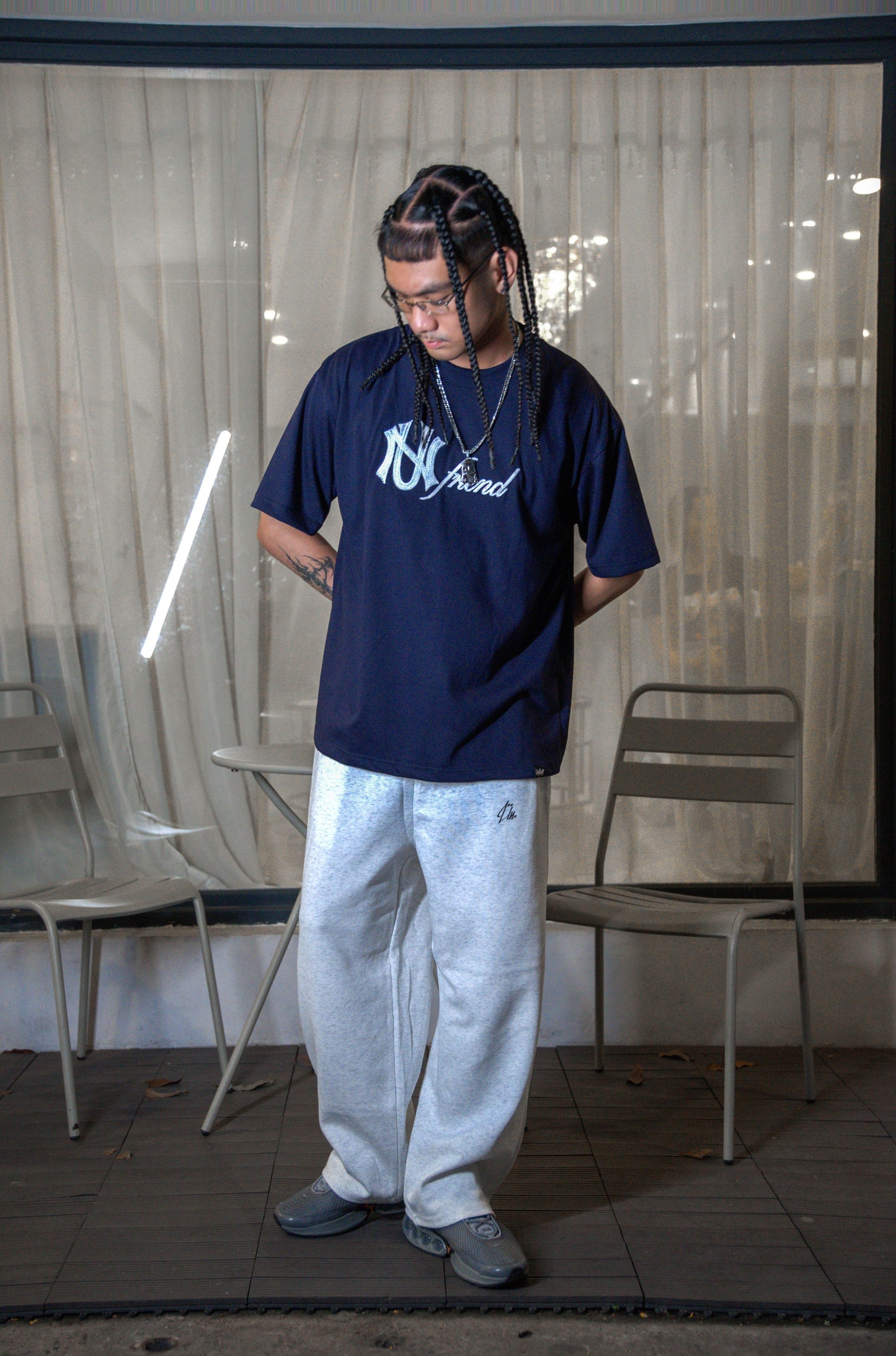 UN Embroidered Boxy Shirt