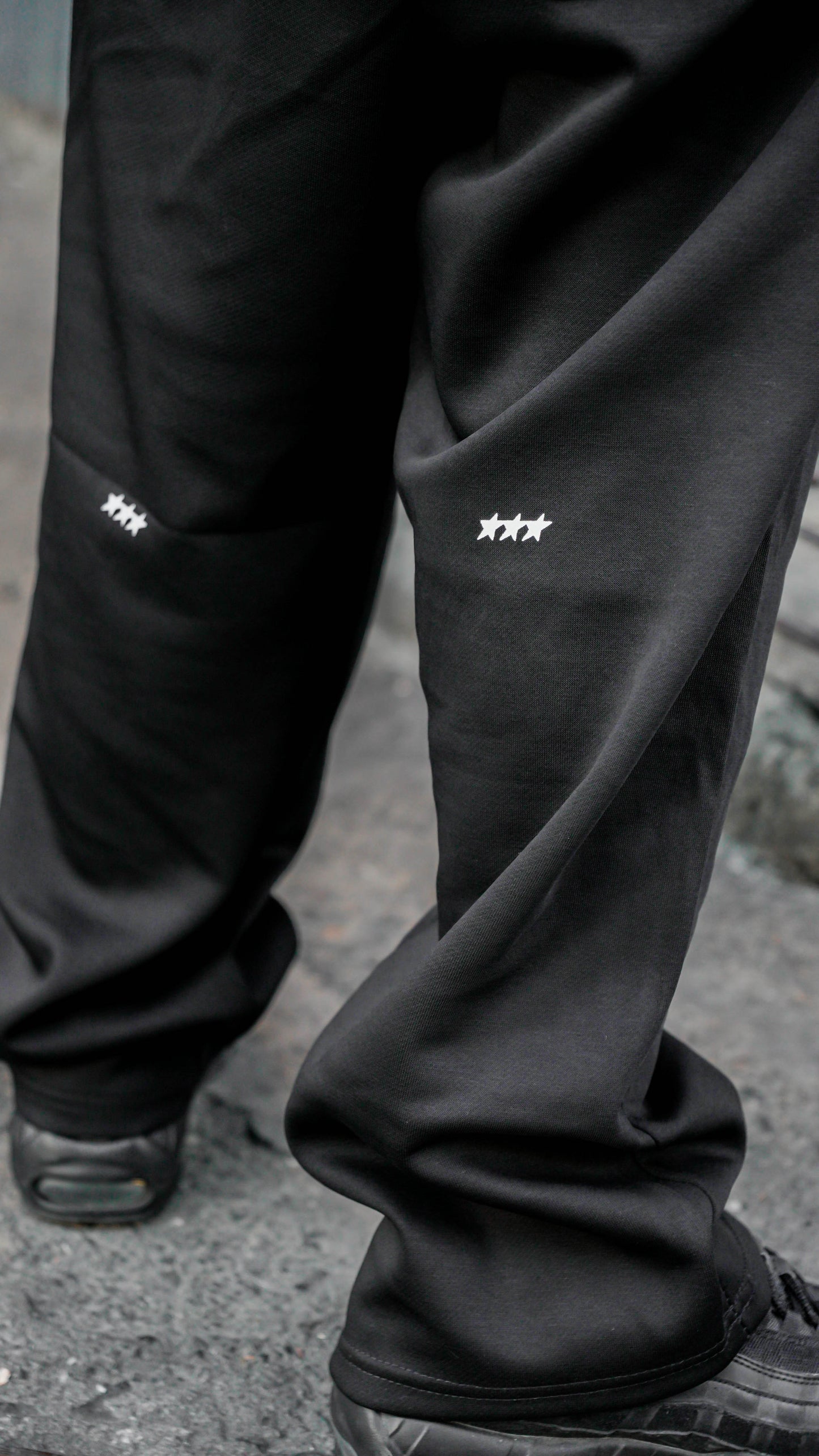 Black Baggy Sweat Pants