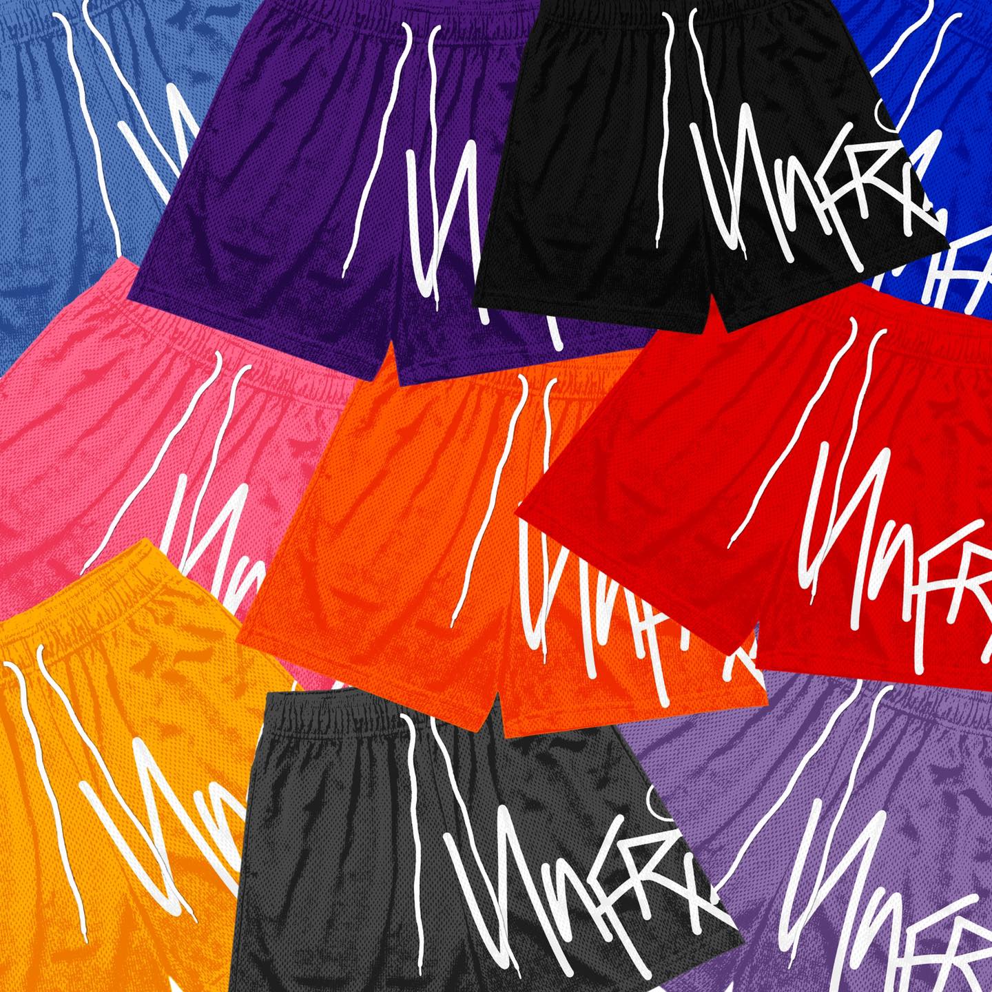 UNF MESH SHORT - SILK PRINT