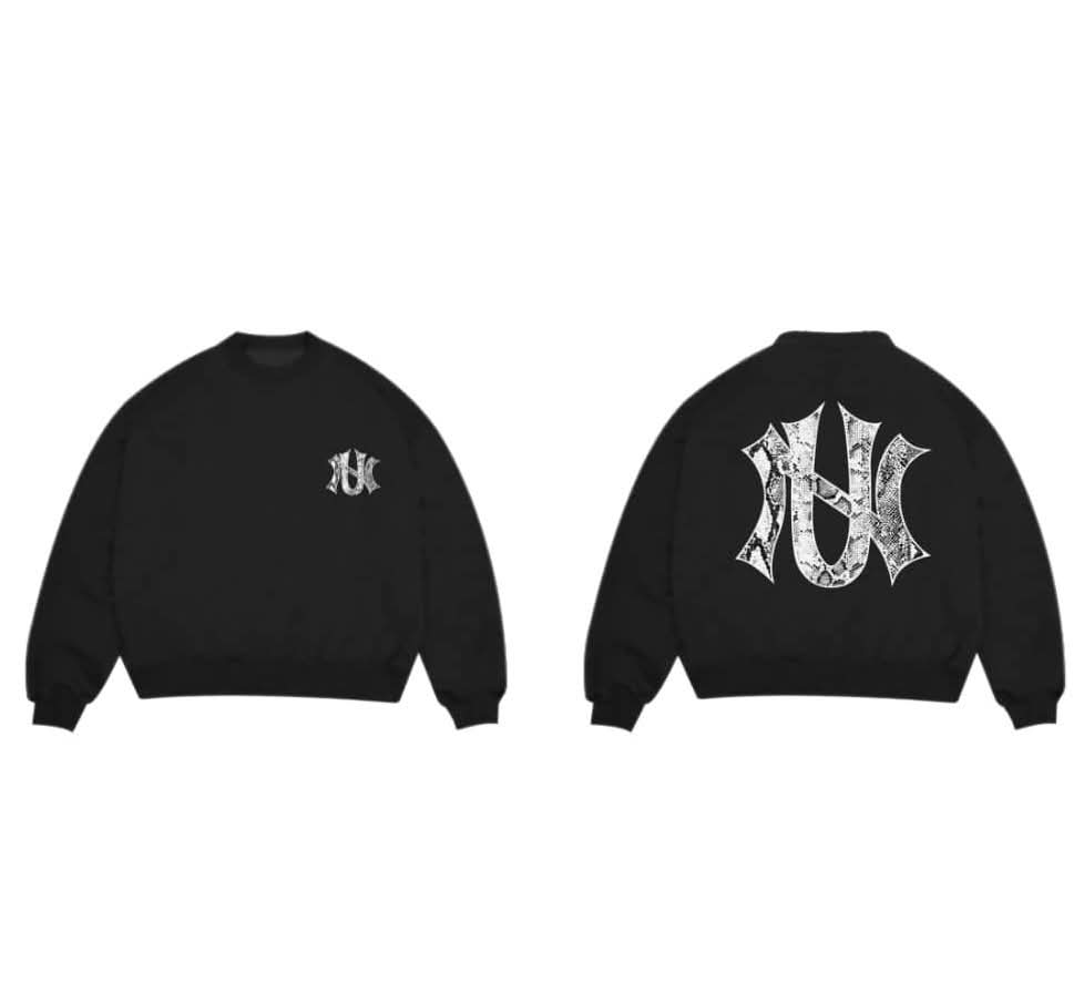 UNFRIEND SNAKESKIN CREWNECK