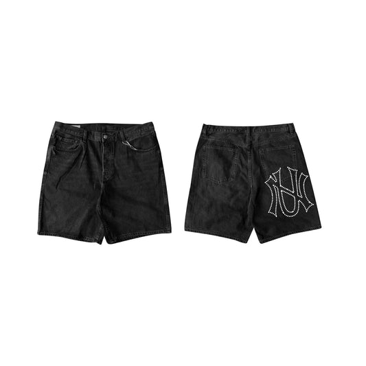 UN SWAROVSKIE DENIM WASH