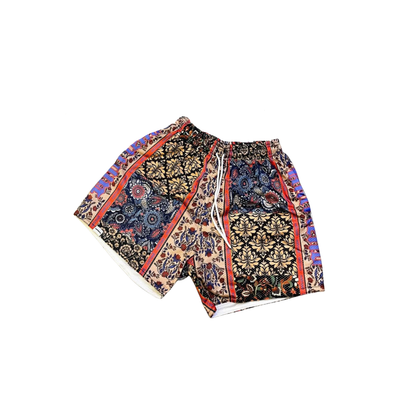 UNFRIEND - FLORAL PATCHWORK MESH SHORT
