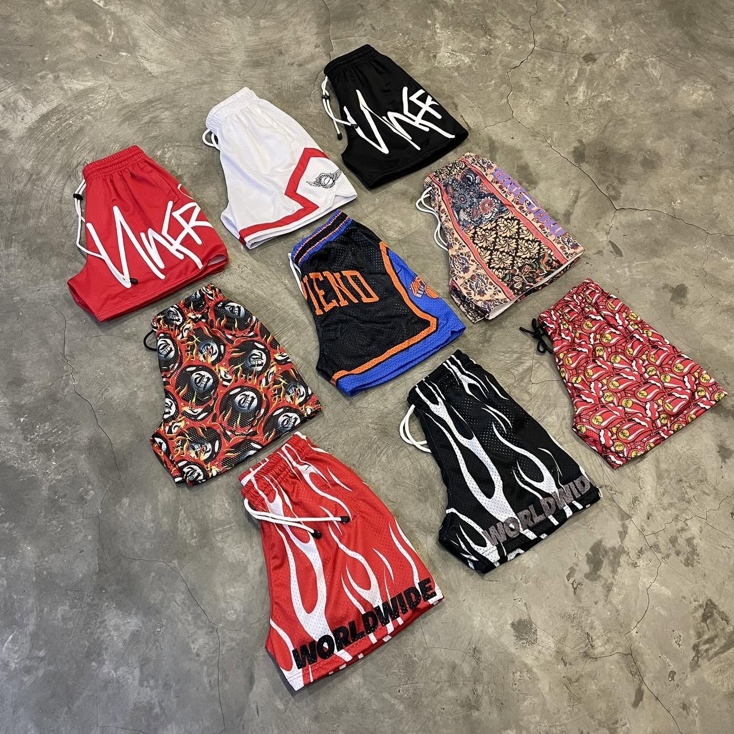 UNFRIEND - FLORAL PATCHWORK MESH SHORT