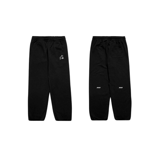 Black Baggy Sweat Pants