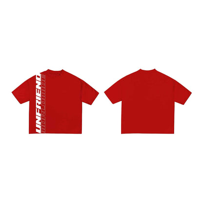BOXY UNF SHIRT - VERTICAL LOGO
