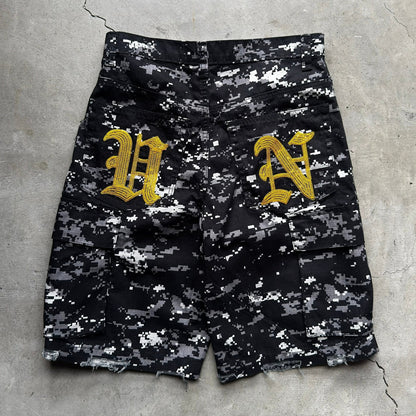UNFRIEND DIGITAL CARGO SHORTS