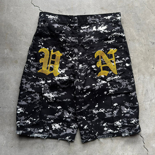 UNFRIEND DIGITAL CARGO SHORTS