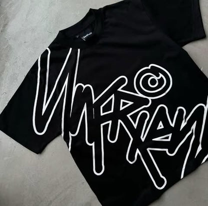 UNF BOXY SHIRT - SLANT BIG LOGO