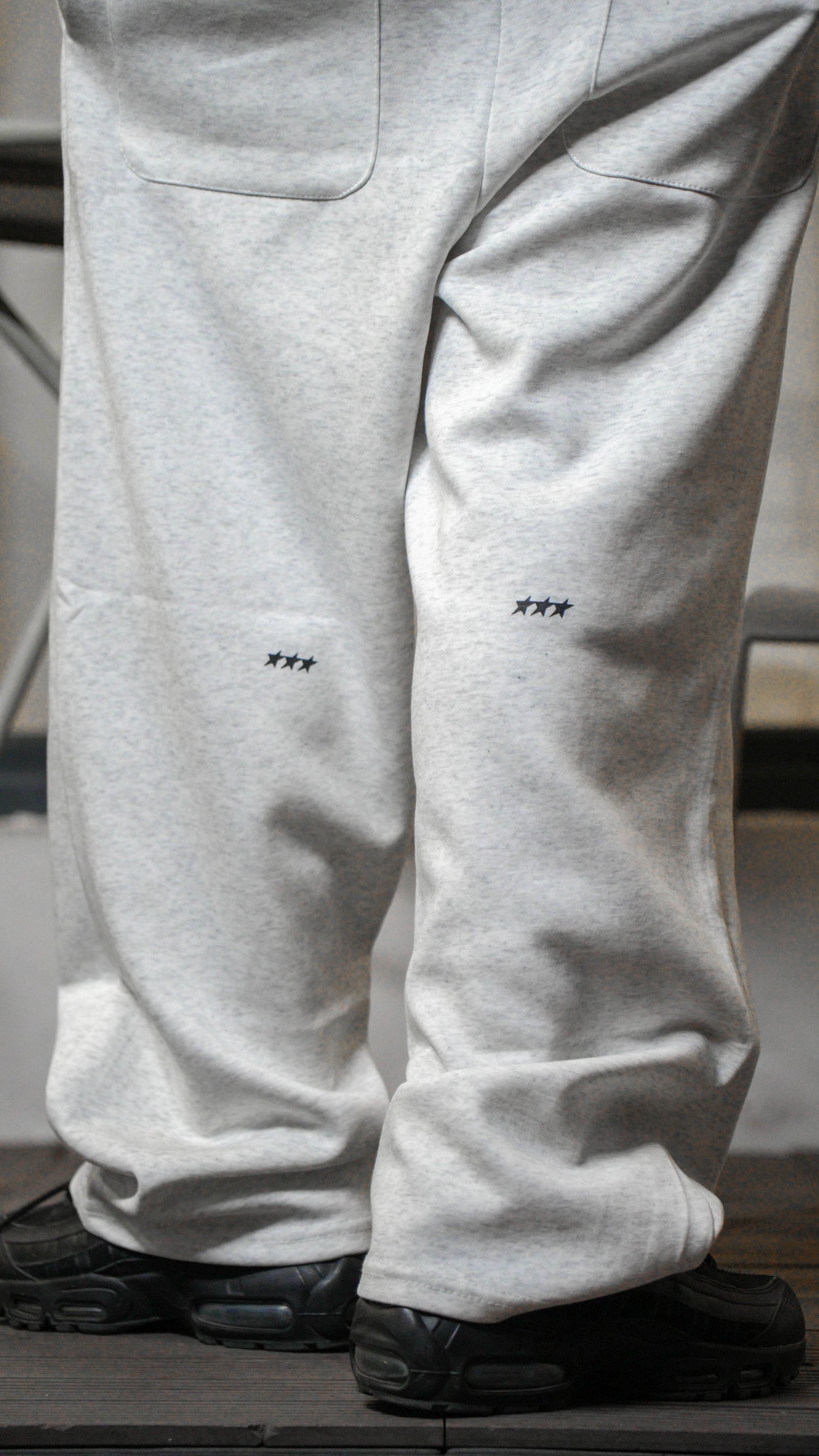 Gray Baggy Sweat Pants