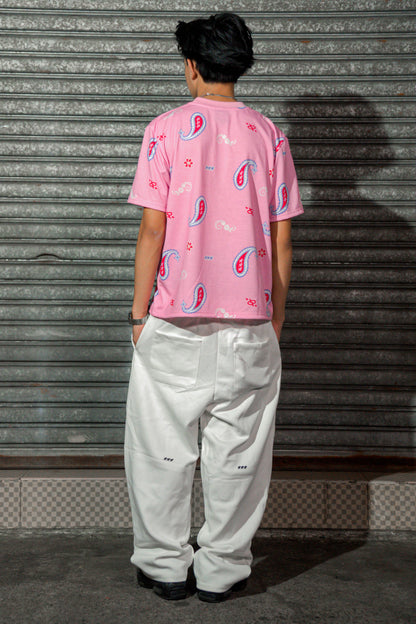 White Baggy Sweat Pants