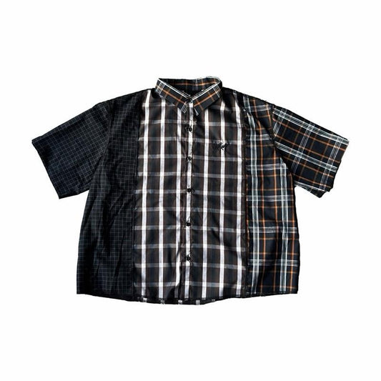 UNFRIEND PATCHWORK POLO BUTTON DOWN
