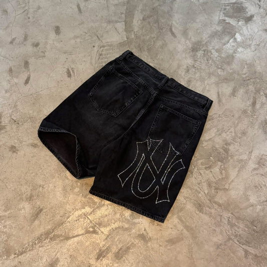 UN SWAROVSKIE DENIM WASH