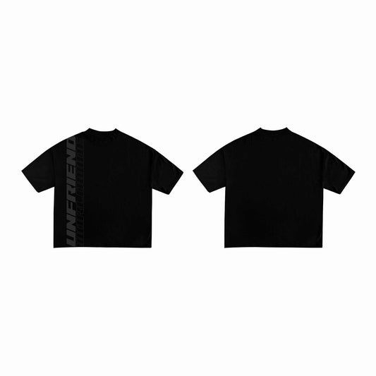 BOXY UNF SHIRT - VERTICAL LOGO