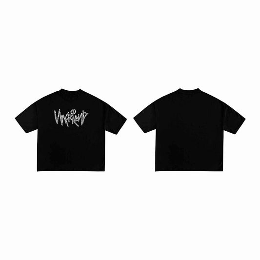 BOXY UNF SHIRT - SKULL LOGO